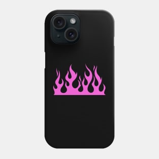 Pink Hot Rod Flames Phone Case