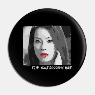 Lucy Liu: Flip Your GD Hair Pin