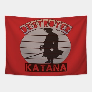 Destroyer katana Tapestry