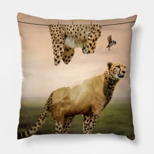 Undressed Cheetah Pillow