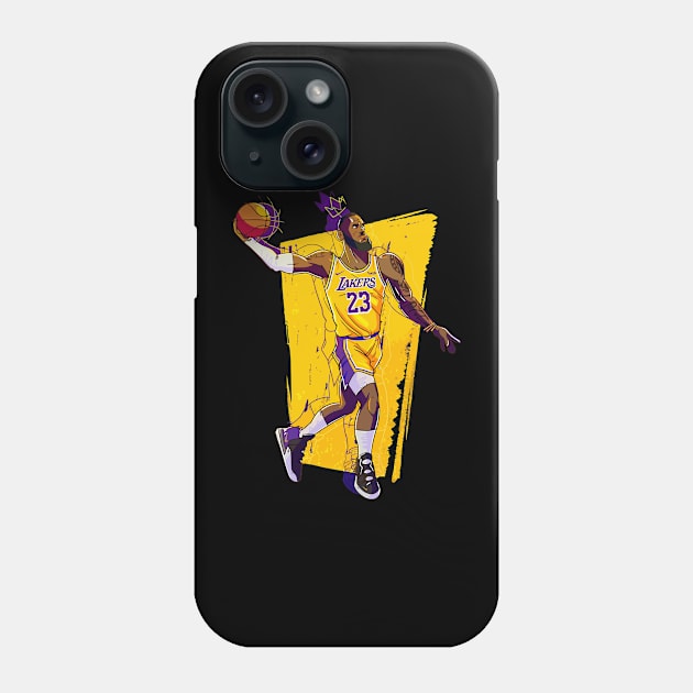 King James Art Phone Case by Ken Asahvey