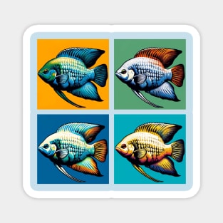 Pop Gourami - Cool Aquarium Fish Magnet