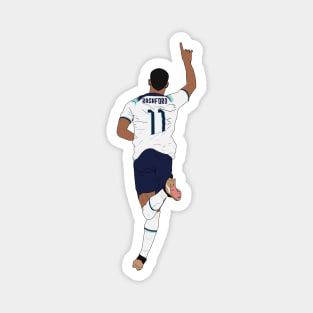 Marcus Rashford England World Cup Goal Celebration Magnet