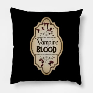 Vampire Blood Special Tonic Horror Goth Halloween Gift Pillow