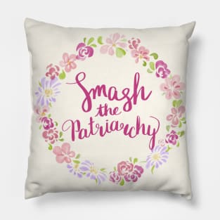 smash the patriarchy Pillow