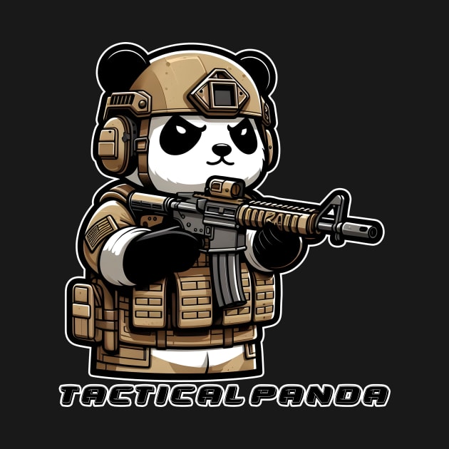 Tactical Panda by Rawlifegraphic