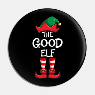 Good Elf Matching Family Christmas Pin