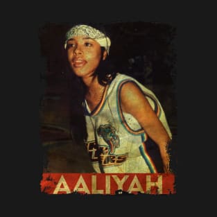 TEXTURE ART- Aaliyah - RETRO STYLE 4 T-Shirt