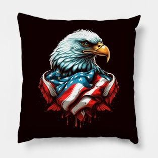 American Eagle Flag Pillow