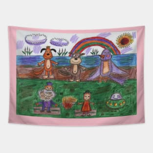 Children's Fantasy Tapestry