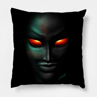 Zombie Ghost Halloween Face Pillow