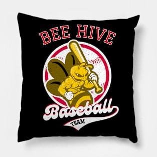 Vintage Baseball Logo Pillow