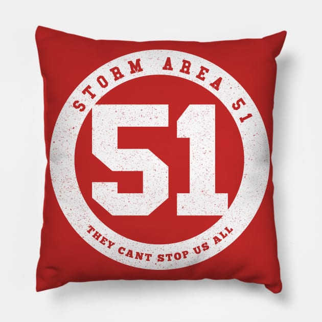 Raid Area 51 Pillow by jamboi