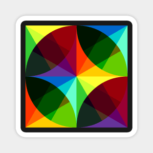 Rainbow Kaleidoscope Magnet