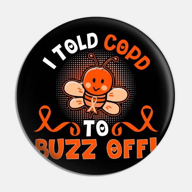 funny COPD bee warrior Pin by TeesCircle