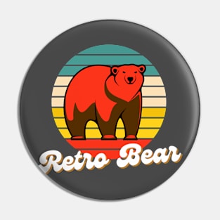 Retro Bear Pin