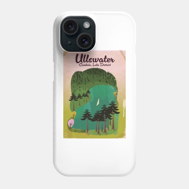 Ullswater Cumbria Lake District Phone Case by nickemporium1