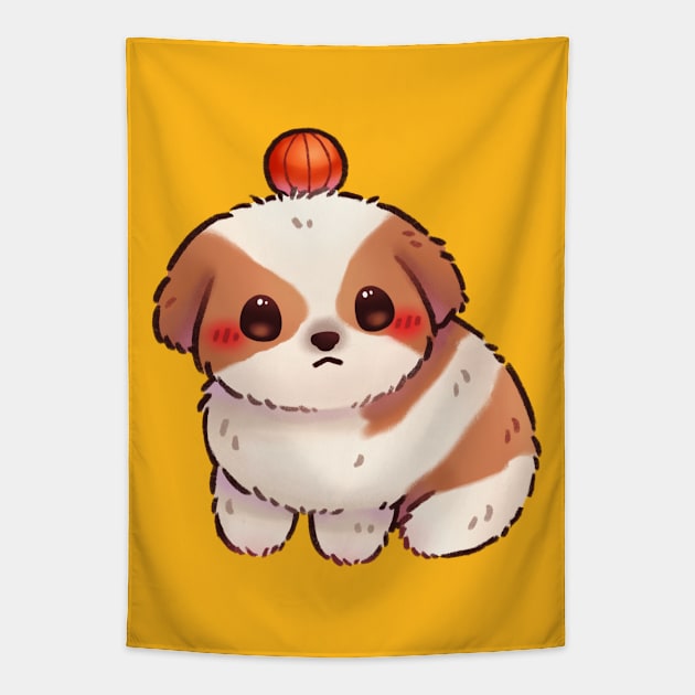 Shih Tzu Tapestry by Riacchie Illustrations