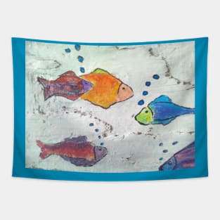 HAPPY FISH! Tapestry