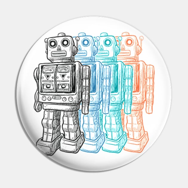 Tales From Another Dimension (Robots) Pin by Snomad_Designs