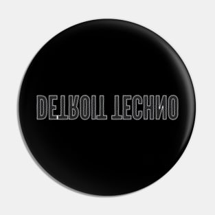 Detroit Techno Pin