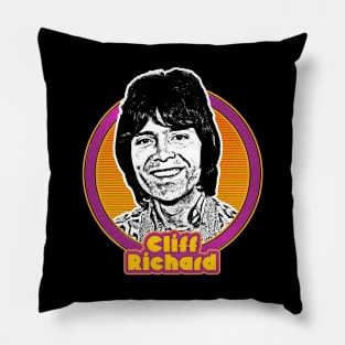 Cliff Richard /// 1970s Style Fan Design Pillow