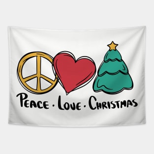 Peace, Love & Christmas Tapestry