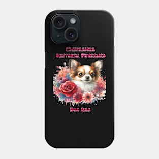 Floral Chihuahua A Petite Canine Blooms Phone Case