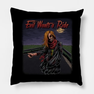 Evil Hitchhiker Pillow