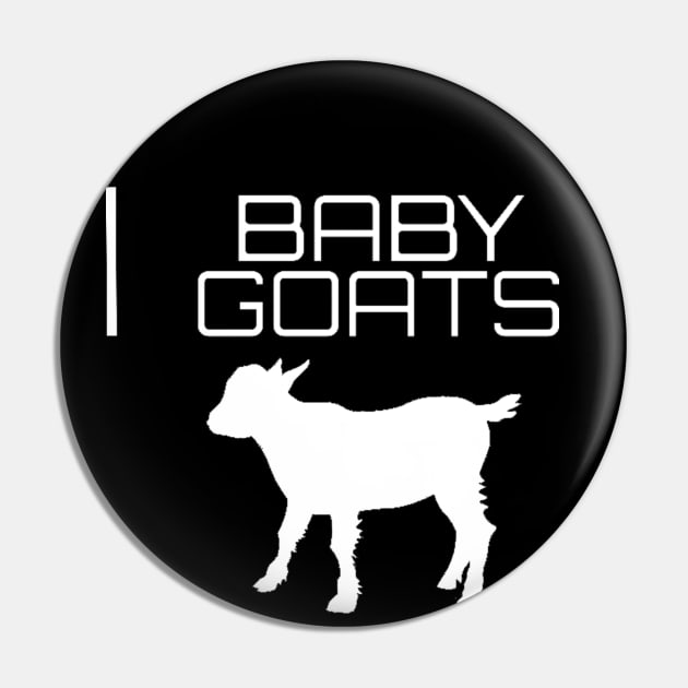 Baby Goats - Dark Pin by Gaming Galaxy Shirts 