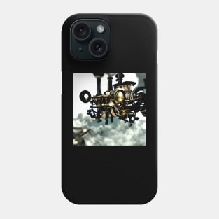 Steampunk airship Phone Case