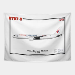 Boeing B787-9 - China Eastern Airlines (Art Print) Tapestry