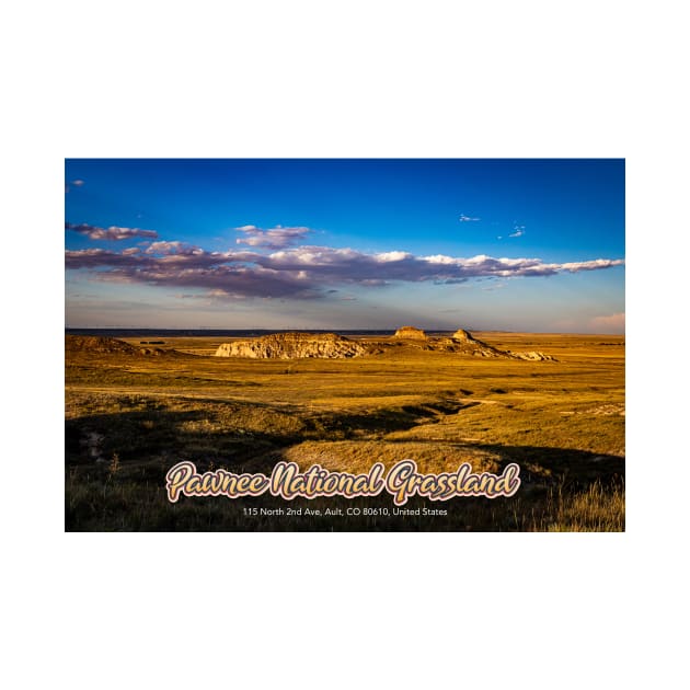 Sunset on the Pawnee Buttes at Pawnee National Grassland Colorado by Gestalt Imagery