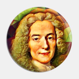 Voltaire Snowy Portrait | Voltaire Artwork 15 Pin