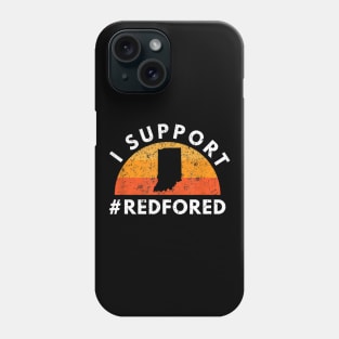 Teacher I Support Red For Ed Indiana Public Education Phone Case