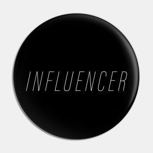 INFLUENCER Minimal Aesthetic Social Media Content Creator Pin