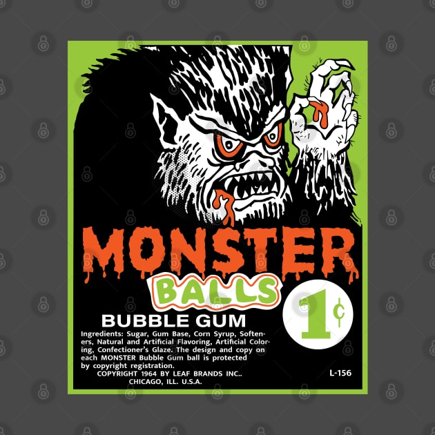 Monster Balls Gum by Chewbaccadoll