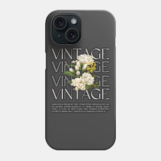 Vintage Floral Flowers Phone Case