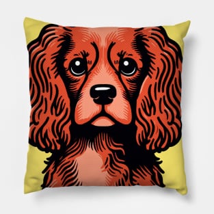 Ruby Cav Pillow