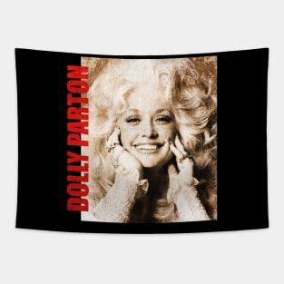 TEXTURE ART- Dolly Parton - Retro Aesthetic Fan Art Tapestry