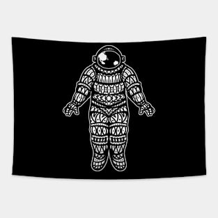 Astronaut Tribal Tapestry