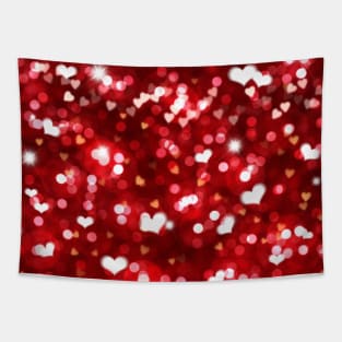 Heart Shaped Bokeh ❤️ Tapestry