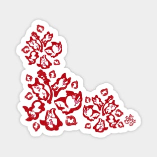 Hawaiian Paw Magnet