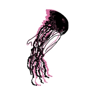 Jellyfish (Black & Pink) T-Shirt