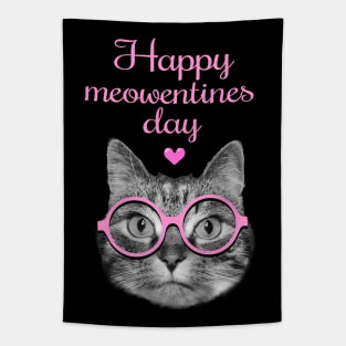 Happy Meowentines day Tapestry