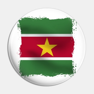 Suriname artwork Pin