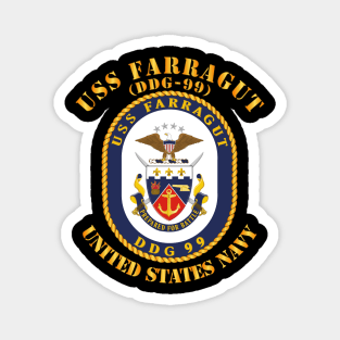 USS Farragut  (DDG - 99) Magnet