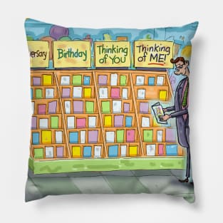 Greeting Cards for the Narcissist Pillow