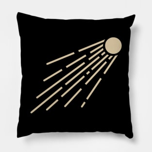 Gold shooting star Pillow