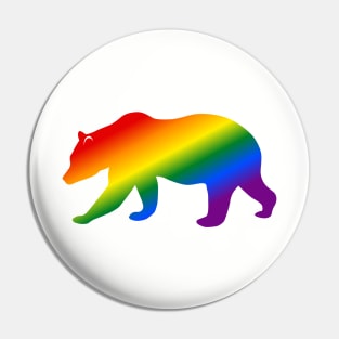 Rainbow Bear LGBTQ Pride Pin